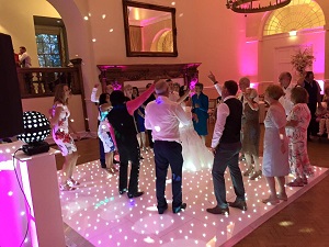 Led Starlit Dancefloor Hire Black Starlit Dancefloor White